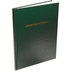 Nalgene Laboratory Notebook With 1/4 Inch Gridded Pages , Forest Green PE Cover, Paper Pages, 9-1/4 x 11-1/4 Inches