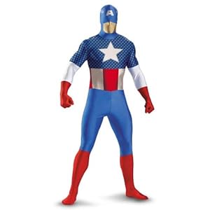 Captain America Bodysuit Costu