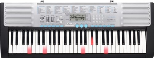 Casio LK-220 Personal Lighted Keyboard, 61-Key, with MP3 Connection, USB Port, and 400 Tones