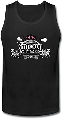 Ruein Men's SMTOWN Tank Top Black M