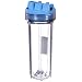 Pentek 158116 1/4" #10 Slim Line Clear Filter Housing