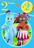 In The Night Garden Age 2 birthday card & Badge