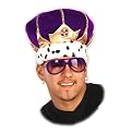 Mardi Gras King Hat - Purple