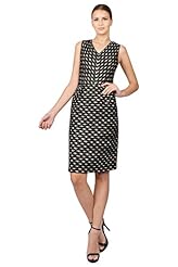 Sheath Sleeveless Acrylic/Cotton/Polyamide/Polyester/Silk/Tweed  Dress