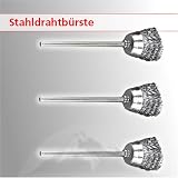 Eigenschaften BHG  / 3x Stahldrahtbürste für Minibohrmaschine