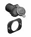 Marinco 12V Receptacle Blk Plas Tic