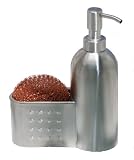 interDesign 29870 Forma Series Stainless Steel Scrubby Caddy