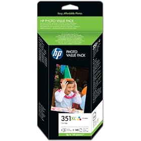 HP Original 351XL Photo Value Pack with Vivera Inks 10x15 140 sheets