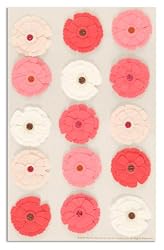 Martha Stewart Crafts Stickers Zinnia Pink/White By The Package
