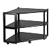 Winsome Wood Derby Corner TV Stand with Shelf on Casters