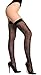 ToBeInStyle Women's Sheer Spiderweb Witch Halloween Thigh High Stockings