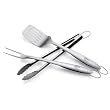 Weber Style 6445 Professional-Grade Stainless-Steel 3-Piece Barbeque Tool Set