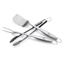 Weber Style 6445 Professional-Grade Stainless-Steel 3-Piece Barbeque Tool Set