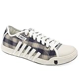 K*swiss Moulton Canvas - 12 Uk - Navy & Stone - Fabric