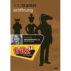 Sizilianisch mit 2. c3 - Alapin-System, Fritztrainer Schacher�ffnung, ChessBase-DVD-ROM F�r Windows 98 SE/2000/XP/Windows Media Player 9.0