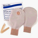 Convatec 2 Piece Sur-Fit Natura Opaque Drain Ostomy Pouch 2 1/4" Flange - Box of 10 - Model 401508