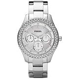 Fossil Women's ES2860 Stainless Steel Analog with Silver Dial Watch