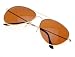 Klassik Pilotenbrille Sonnenbrille 80er Gold USA Designer Brille