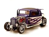 Review Road Signature 30069 / Diecast Model Ford Street Rod (1932) in Purple (1:18 scale)