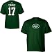 Reebok New York Jets Braylon Edwards Name & Number T-Shirt-Size: Large