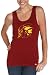 Southern California Trojans Junior's Ribbed Tank Top (Medium, Cardinal)
