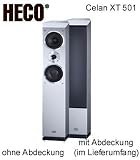 Heco Celan XT 501 2,5-Wege Bassreflex-Standlautsprecher (180/300 Watt) silber