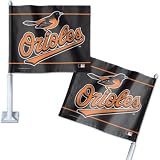 Baltimore Orioles Official Logo Car Flag