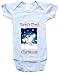 BABY'S FIRST CHRISTMAS - BigBoyMusic Baby Designs - White, Blue or Pink Onesie / Baby T-shirt