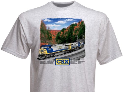 CSX AC6000 Railroad Train T-Shirt Tee Shirt
