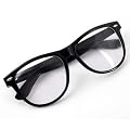 Hornbrille Atzenbrille Nerd Brille Gl�ser Schwarz wayfarer Nerdbrille