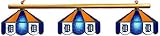 Detroit Tigers Pool Table Light - Stained Glass Shades