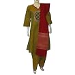 Shalwar Kamiz Printed Embroidered Cotton Dress Size M (slk338)