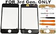 For iPod Touch 3rd Genration Lcd Glass Touch Screen Cover + Digitizer + Tool + Guide + Adhesive