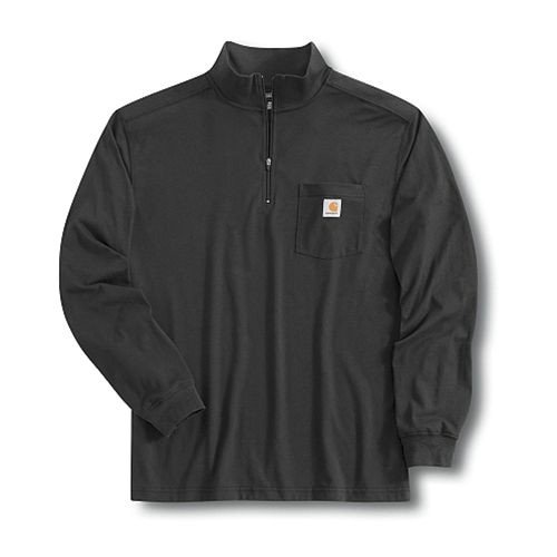 Buy Men's Long Sleeve Work-Dry 1 4 Zip Mock Turtle