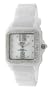 TKO ORLOGI Women's TK514-WT Riviera Swarovski Crystal Accented Ice White Rubber Strap Watch