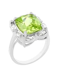 Marquise Framed Apple Green Ring