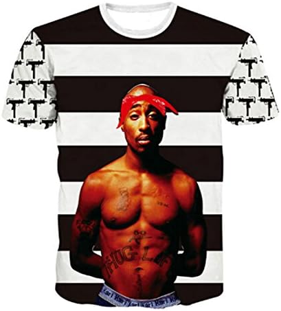 The famous American Rapper Star Dress Shirts Tupac Shakur Makaveli 2pac