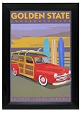 Fun nostalgic print celebrates California s surf culture