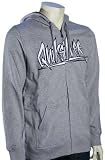 Quiksilver Young Men's Lay Away Fleece Full Zip Hoody,Heather Grey,X-Large