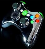 Chrome Green Xbox 360 Wireless Lighted Controller Remote