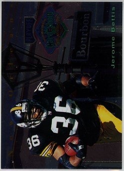 Jerome Bettis Pittsburgh Steelers 1996 Playoff New Orleans Super Bowl Card Show #NNO Football Card