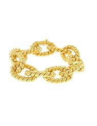 Genuine Volder Tirol TM Yellow Gold Bracelet. 14KT Yellow Large Links 20 mm in Width and 9 inches in Length - 39 grams. 100% Satisfaction Guaranteed.