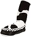 Mocc Ons Moccasin Style Slipper Socks, Cow Print - 6-12 Months