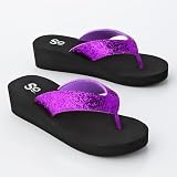SO Cake Glitter Wedge Flip Flops 41PqNZnIj2L. SL160 SO Cake Glitter Wedge Flip Flops