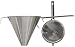 Kitchen & Housewares : Conical Strainer in stainless steel - D 8.25