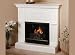 Real Flame Heritage Ventless Gel Corner Fireplace - #1350 in White (White) (42"h x 42"w x 29"d)