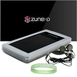 Microsoft Zune HD 16GB, 32GB & Microsoft Zune HD Accessories bundle containing: Premium **CLEAR** Silicon Skin Case Cover + Microsoft Zune HD MP3 Earphones + Live*Laugh*Love Silicone Wrist Band!!!