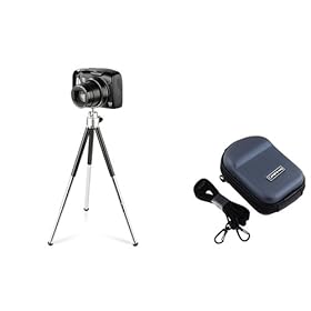eForCity FOR NIKON COOLPIX S9100 S6100 S4100 S3100 CAMERA CASE COVER RETRACTABLE TRIPOD
