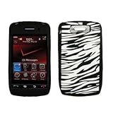 EMPIRE Premium Zebra Design Silicone Gel Skin Cover Case for Blackberry Sto ....