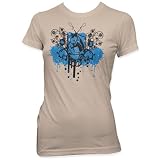 Horse Riding (Blue) Ladies Fine Jersey T-Shirt